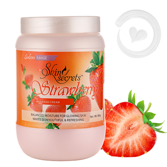 Strawberry Massage Cream| Paraben Free, Vegan