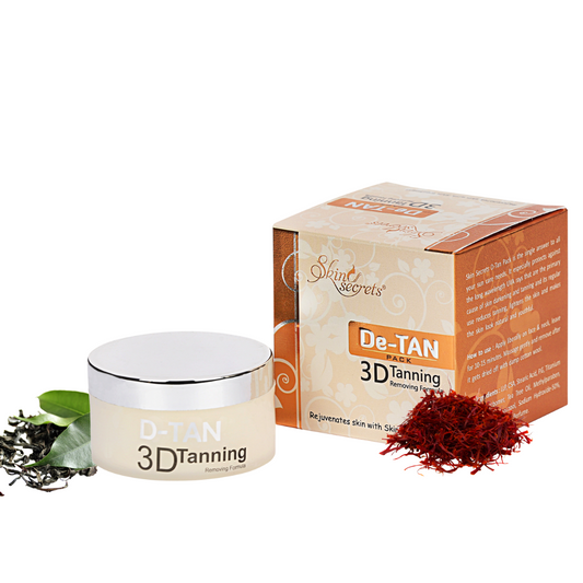De-Tan Pack with Saffron Extract for Instant Tan Removal