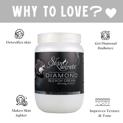 Diamond Bleach with Diamond Dust & Licorice Extract for Lustrous Looking Skin