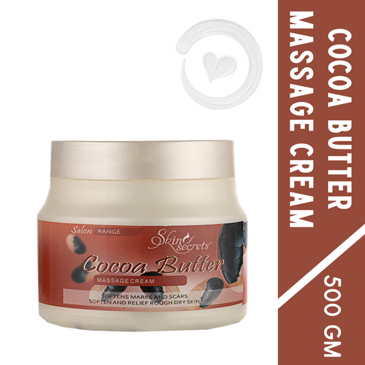 Cocoa Butter Massage Cream with Cocoa Powder