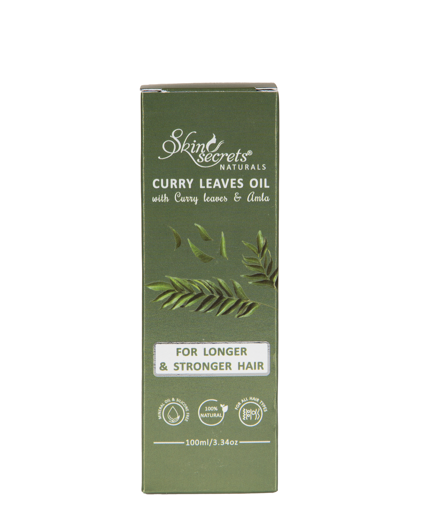 Curry Leaves Hair Oil| 100% cold pressed| 100% natural, Mineral & Silicone Free| 100ml