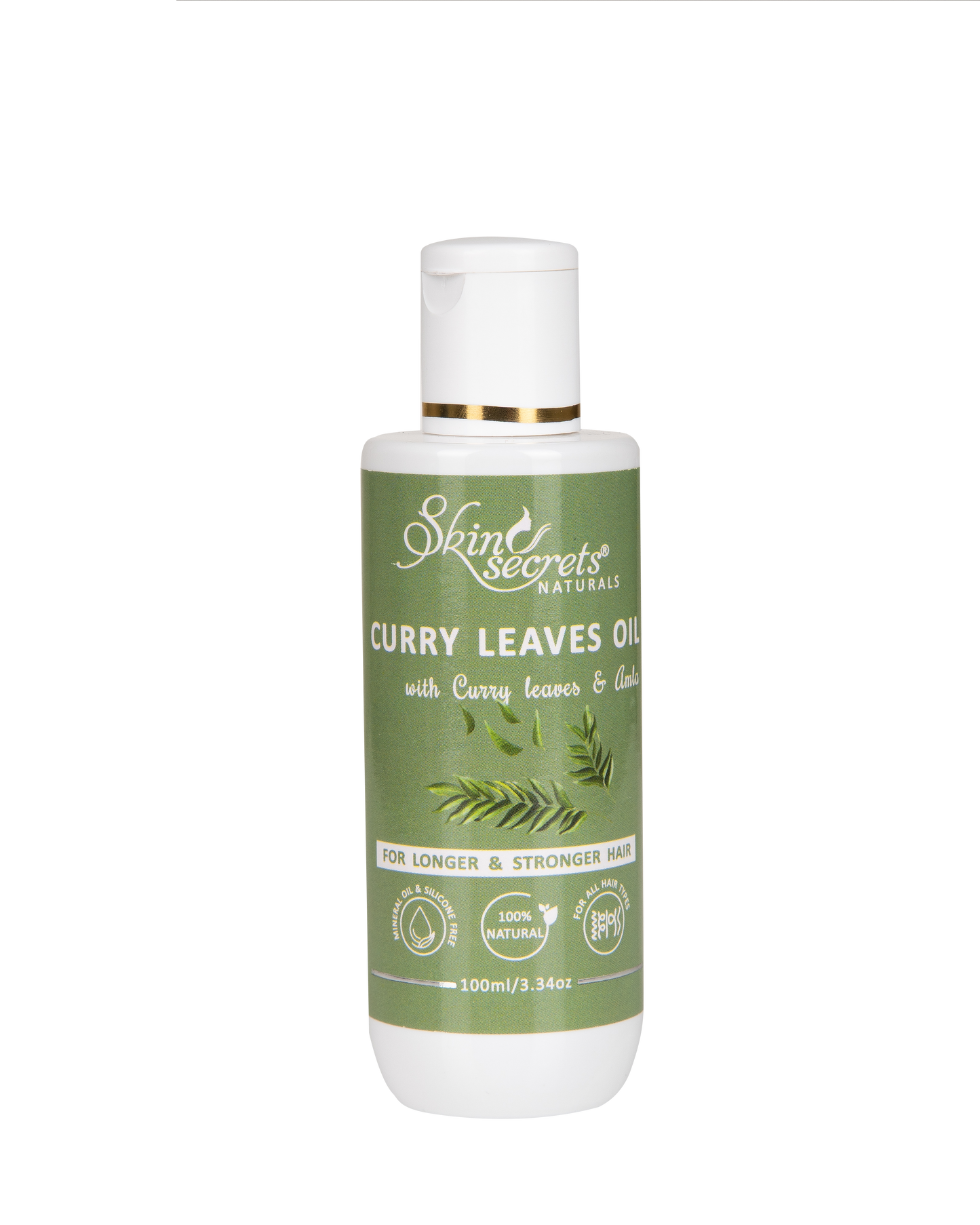 Curry Leaves Hair Oil| 100% cold pressed| 100% natural, Mineral & Silicone Free| 100ml