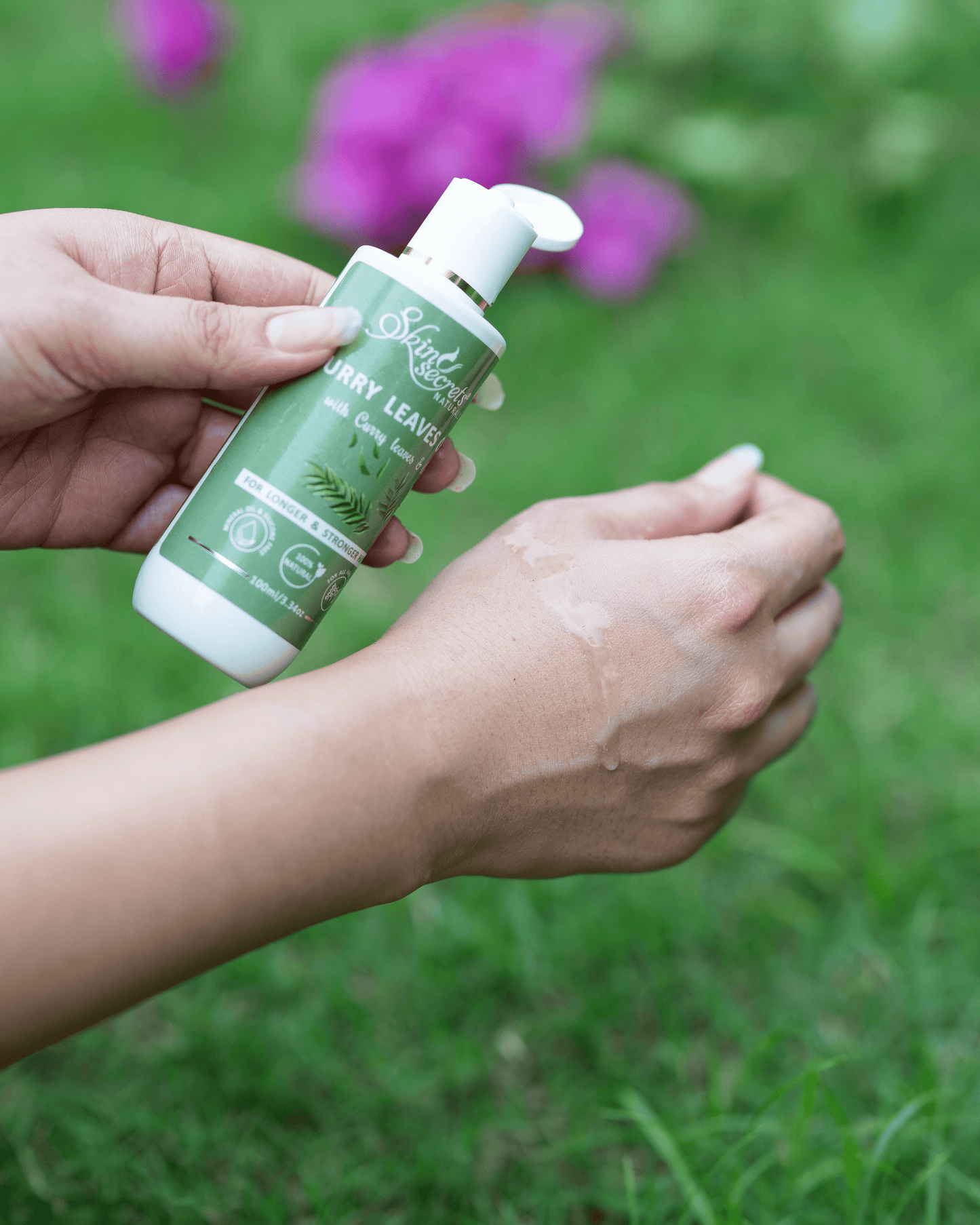 Curry Leaves Hair Oil| 100% natural, Mineral & Silicone Free