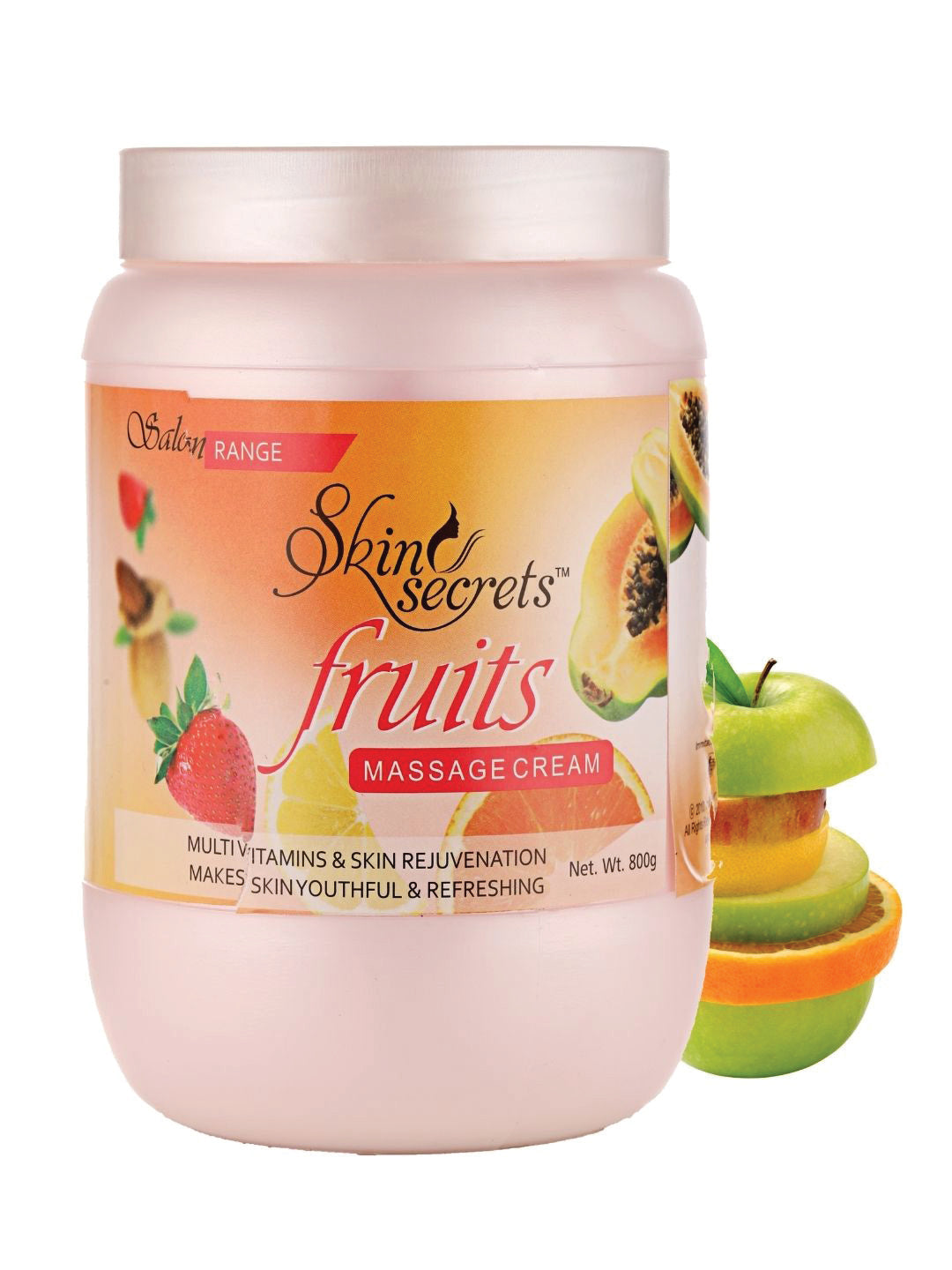 Fruit Massage Cream with Orange & Papaya Extract| Paraben Free, Cruelty Free & Vegan