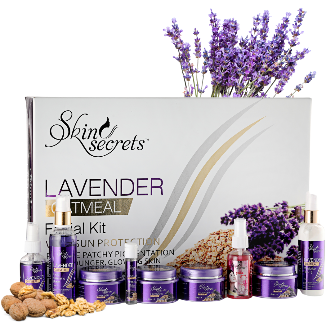 Lavender Oatmeal Facial Kit, 510gm (Pack of 9)