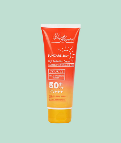 Suncare 360 SPF 50 with Ginger Extract| SPF 50 PA+++| UVA/ UVB Broad Spectrum Sunscreen| No Parabens, Silicones, Mineral Oil & Colors| 100ml