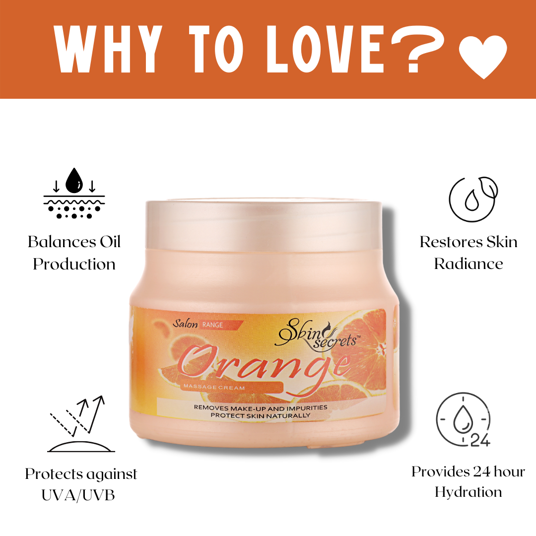 Orange Massage Cream with Orange Oil