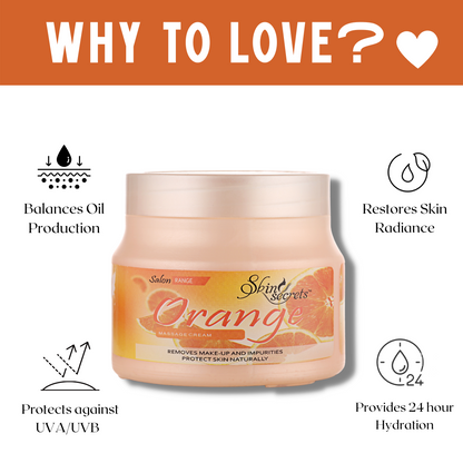 Orange Massage Cream with Orange Oil