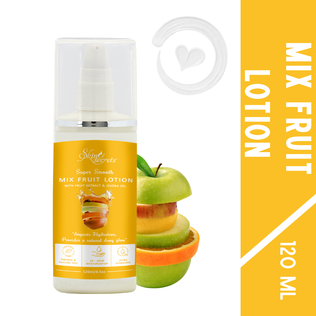 Mix Fruit Lotion with Orange & Papaya Extract for a Super Smooth & Fresh Skin| Paraben & Silicone Free