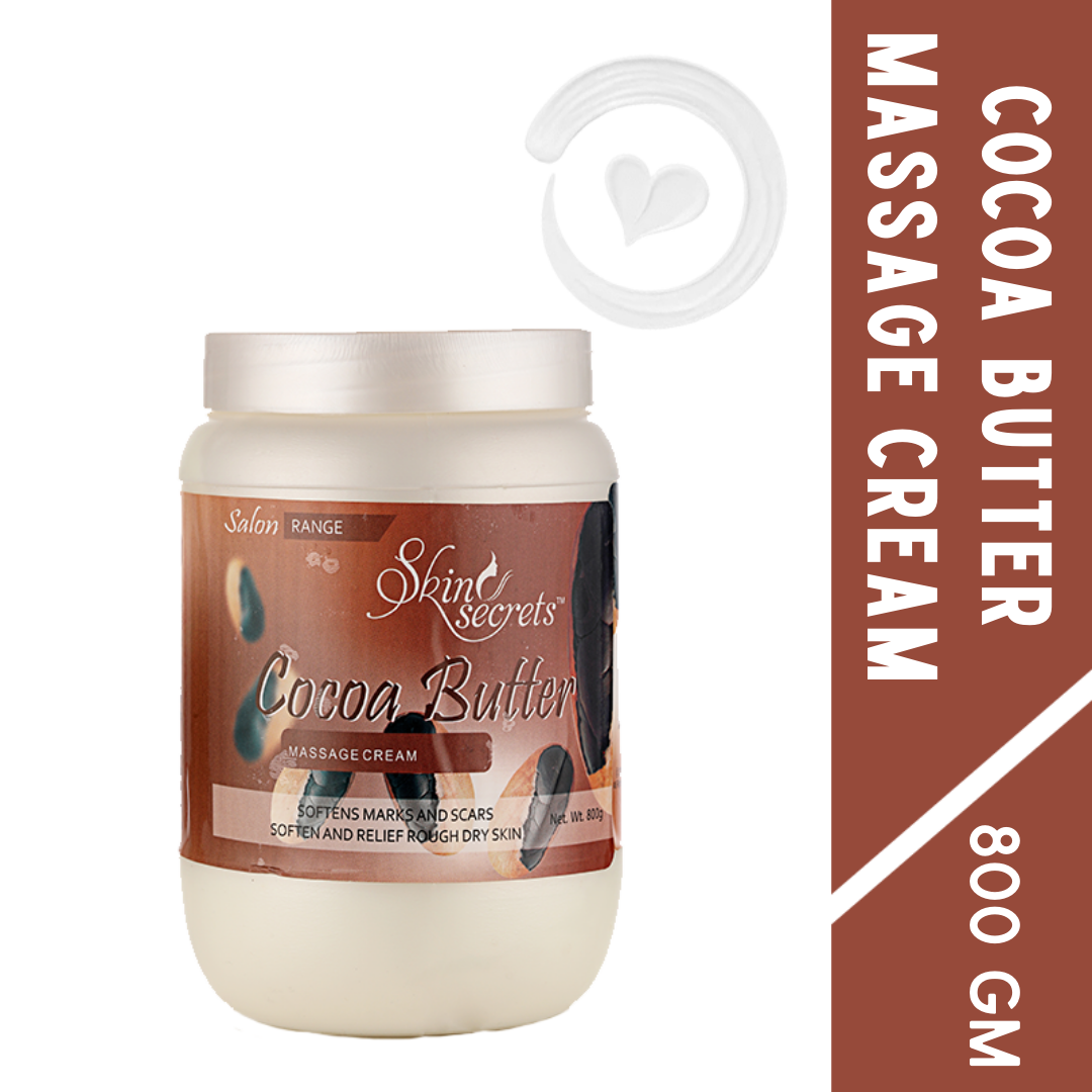 Cocoa Butter Massage Cream with Cocoa Powder