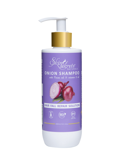 Onion Shampoo with Onion Seed Extract & Pro-Vitamin B5| No Parabens & Sulphates| 300ml