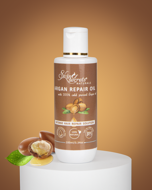 Argan Repair Hair Oil| 100% cold pressed| 100% natural, Mineral & Silicone Free| 100ml