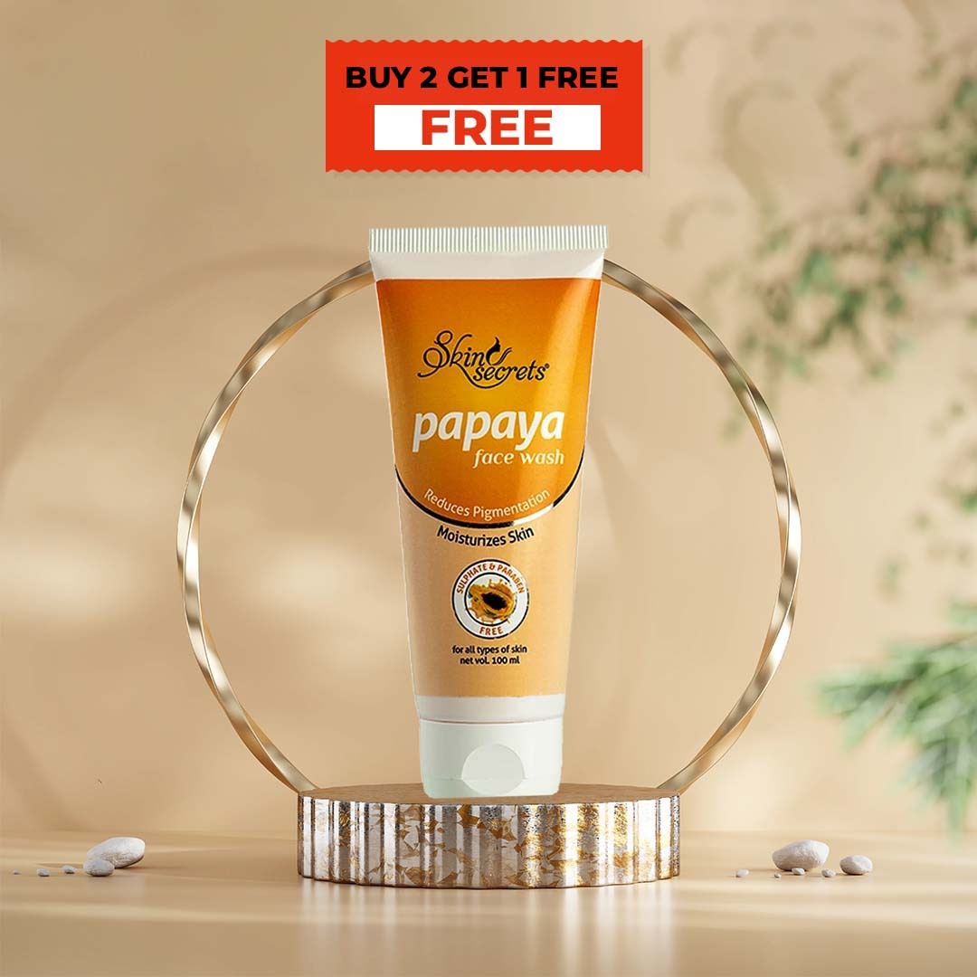 Papaya Face Wash with Papaya Extract for Blemish Free Skin| Paraben & Sulphate Free| 100ml
