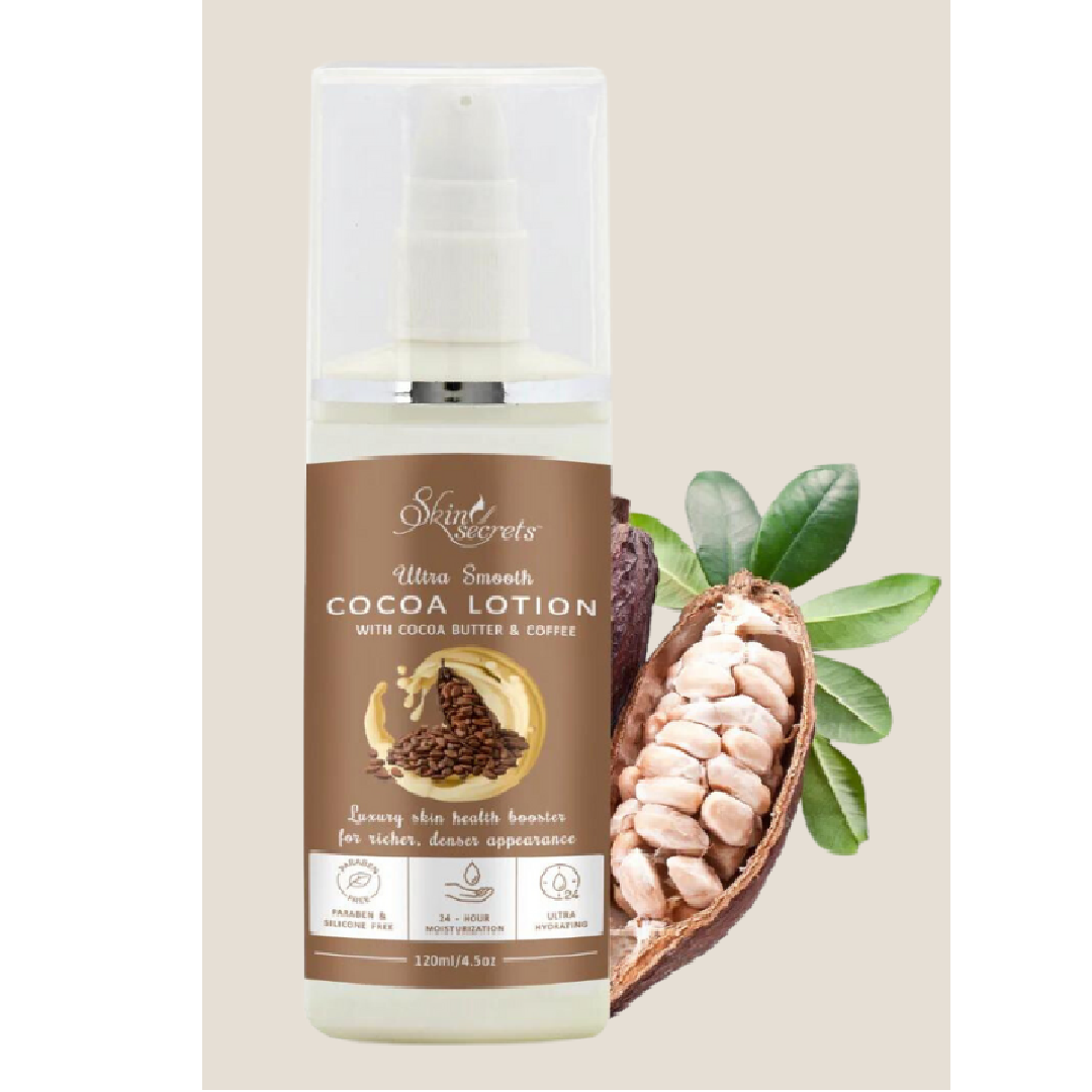 Cocoa Butter Lotion with Cocoa Extract for Deep Nourishment| Paraben & Silicone Free