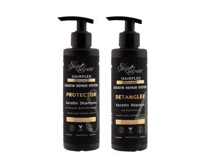 Ultra Nourishing Post Keratin Shampoo & Masque Combo| Paraben, Sulphate & Mineral Oil free (250ml + 250ml)