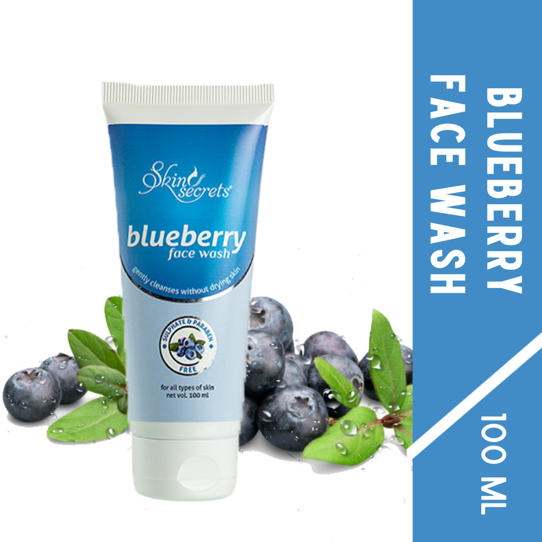 Blueberry Face Wash with Blueberry Extract for Supple and Plump Skin| Paraben & Sulphate Free| 100ml