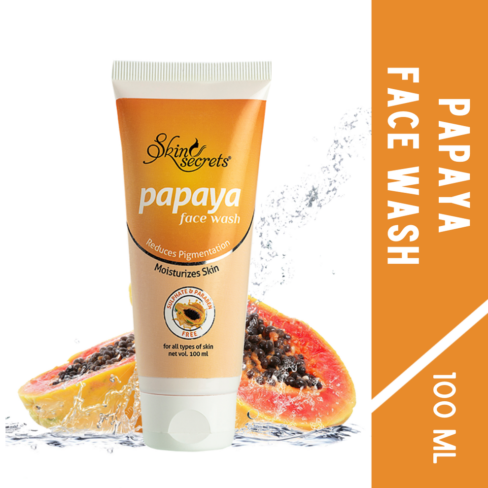 Buy Papaya Face Wash with Luscious Fragrance (100 ml) Skin Secrets