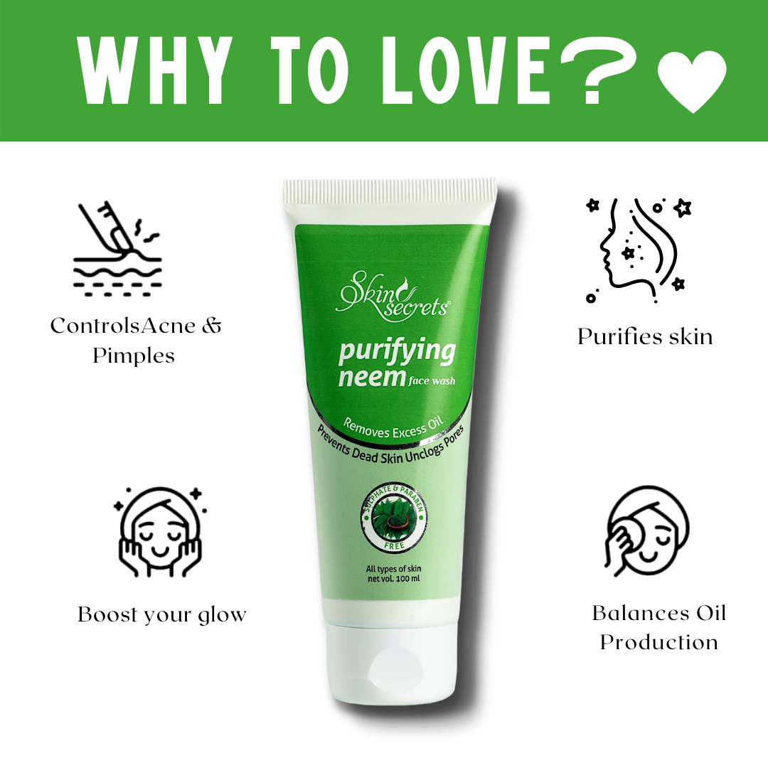 Purifying Neem Face Wash with Neem Extract for Oil Reduction| Paraben & Sulphate Free| 100ml
