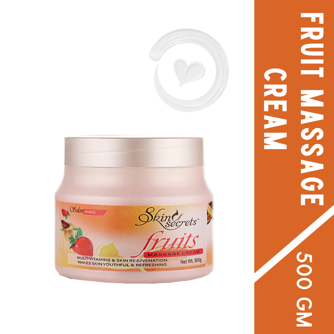 Fruit Massage Cream with Orange & Papaya Extract| Paraben Free, Cruelty Free & Vegan